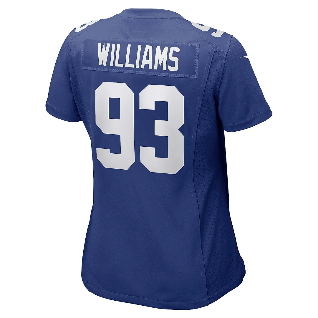 Zennovawear Women's New York Giants Nick Williams Royal Game Player Jersey