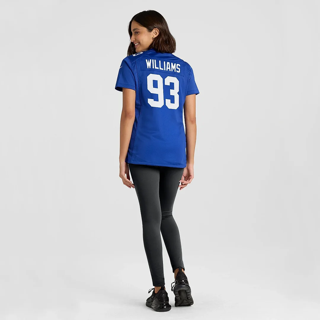 Zennovawear Women's New York Giants Nick Williams Royal Game Player Jersey