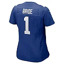 Zennovawear Women's New York Giants Number 1 Bride Royal Game Jersey