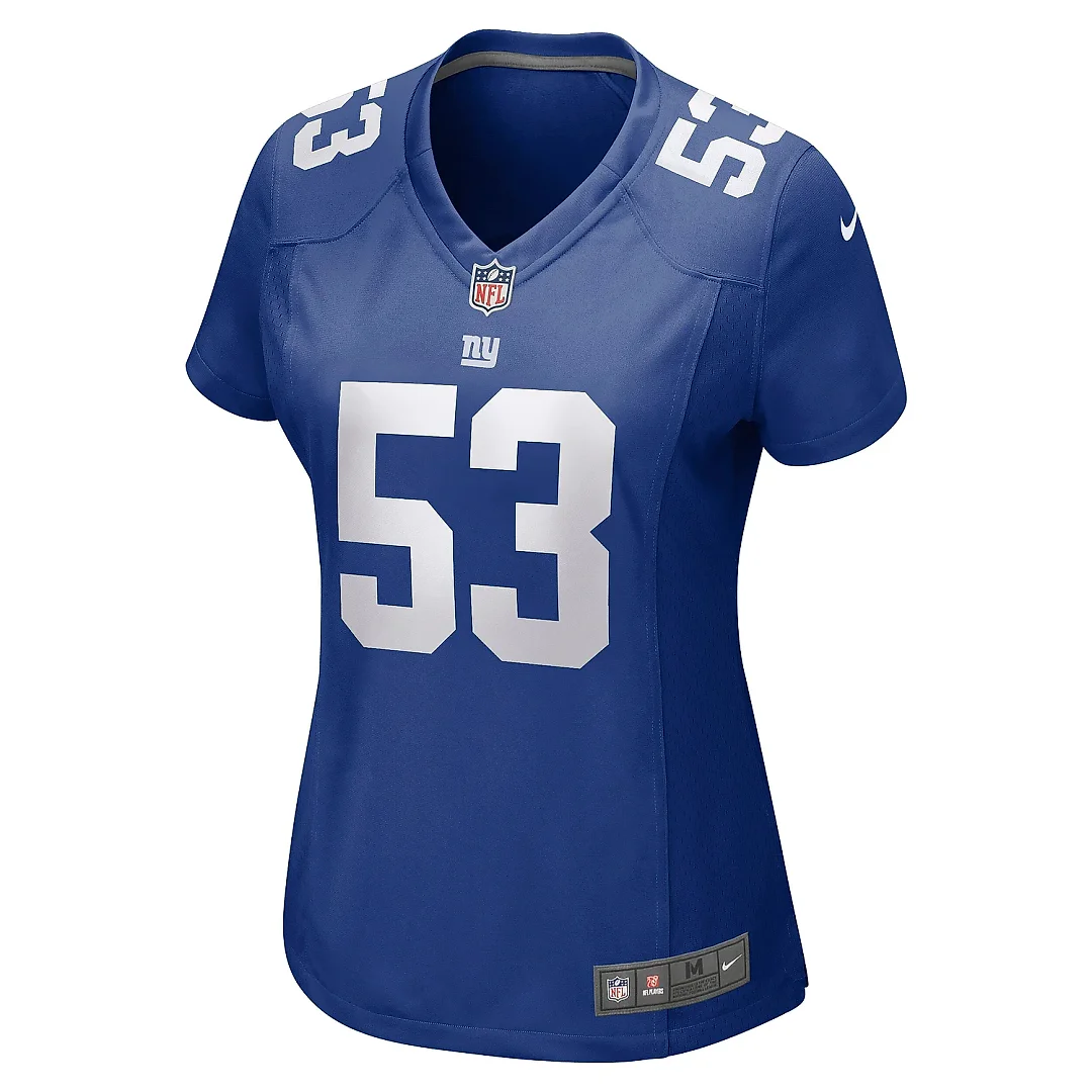 Zennovawear Women's New York Giants Oshane Ximines Royal Game Jersey
