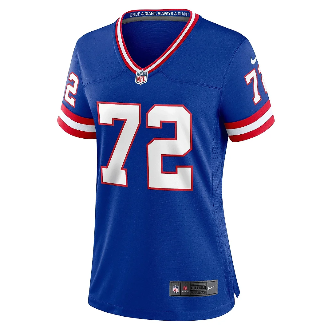 Zennovawear Women's New York Giants Osi Umenyiora Royal Classic Retired Player Game Jersey