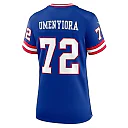 Zennovawear Women's New York Giants Osi Umenyiora Royal Classic Retired Player Game Jersey