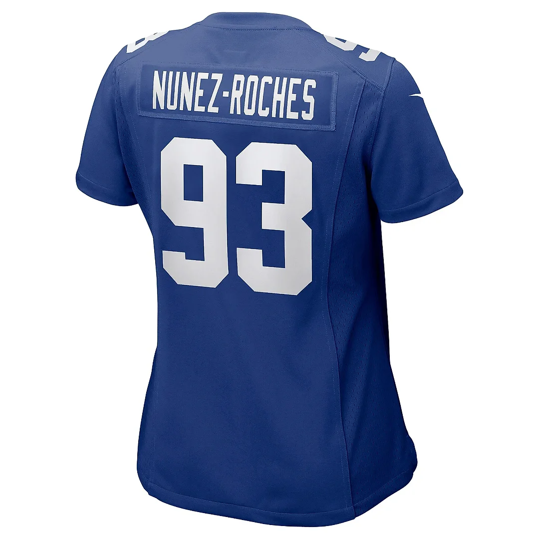 Zennovawear Women's New York Giants Rakeem Nunez-Roches Royal Game Player Jersey