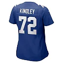 Zennovawear Women's New York Giants Solomon Kindley Royal Home Game Player Jersey