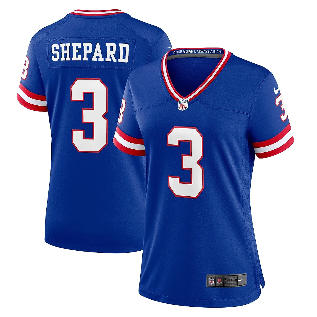 Zennovawear Women's New York Giants Sterling Shepard Royal Player Jersey