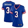 Zennovawear Women's New York Giants Sterling Shepard Royal Player Jersey