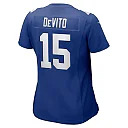 Zennovawear Women's New York Giants Tommy DeVito Royal Player Game Jersey