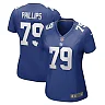 Zennovawear Women's New York Giants Tyre Phillips Royal Game Player Jersey