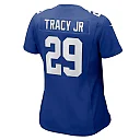 Zennovawear Women's New York Giants Tyrone Tracy Jr. Royal Game Jersey