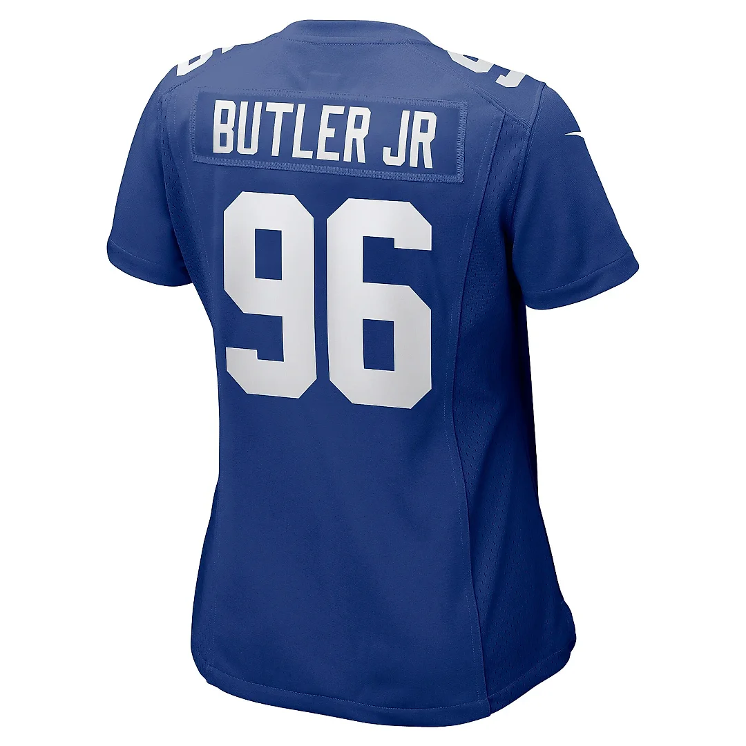 Zennovawear Women's New York Giants Vernon Butler Jr. Royal Team Game Jersey