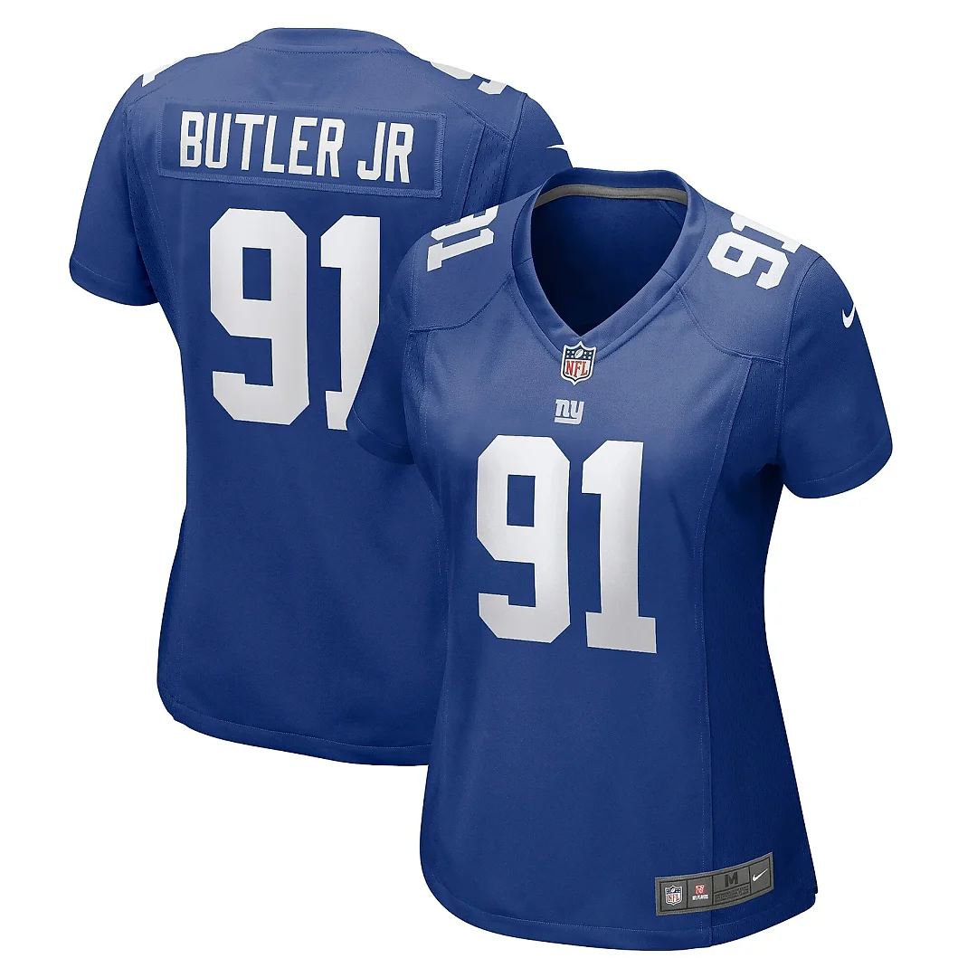 Zennovawear Women's New York Giants Vernon Butler Royal Home Game Player Jersey