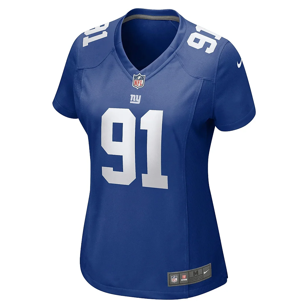 Zennovawear Women's New York Giants Vernon Butler Royal Home Game Player Jersey