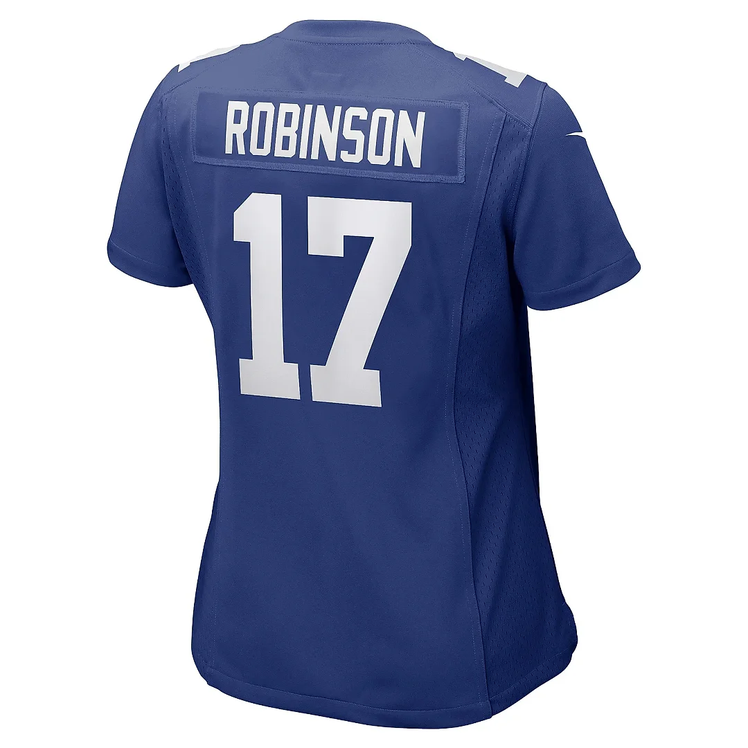 Zennovawear Women's New York Giants Wan'Dale Robinson Royal Game Player Jersey