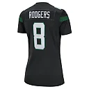 Zennovawear Women's New York Jets Aaron Rodgers Black Player Jersey