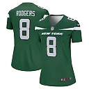 Zennovawear Women's New York Jets Aaron Rodgers Gotham Green Team Legend Player Performance Top