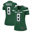 Zennovawear Women's New York Jets Aaron Rodgers Green Player Jersey