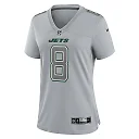 Zennovawear Women's New York Jets Aaron Rodgers Heather Gray Atmosphere Fashion Game Jersey