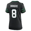 Zennovawear Women's New York Jets Aaron Rodgers Legacy Black Alternate Game Jersey