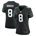 Zennovawear Women's New York Jets Aaron Rodgers Legacy Black Alternate Game Jersey