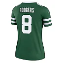 Zennovawear Women's New York Jets Aaron Rodgers Legacy Green Legend Player Performance Top