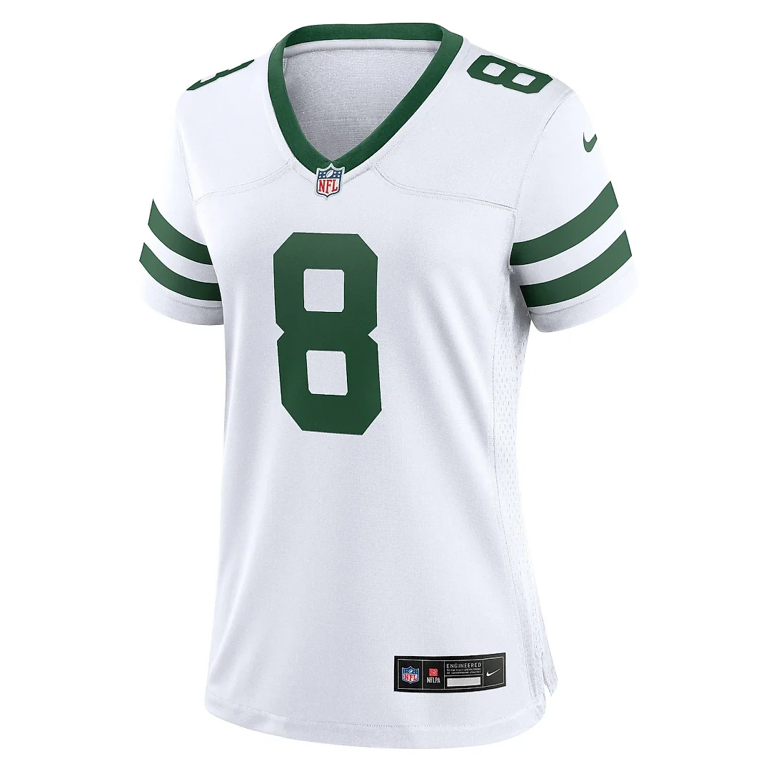 Zennovawear Women's New York Jets Aaron Rodgers Legacy White Game Jersey