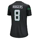 Zennovawear Women's New York Jets Aaron Rodgers Stealth Black Alternate Legend Player Performance Top
