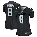 Zennovawear Women's New York Jets Aaron Rodgers Stealth Black Alternate Legend Player Performance Top