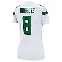 Zennovawear Women's New York Jets Aaron Rodgers White Player Jersey