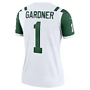 Zennovawear Women's New York Jets Ahmad Sauce Gardner Classic Alternate White Alternate Legend Player Performance Top