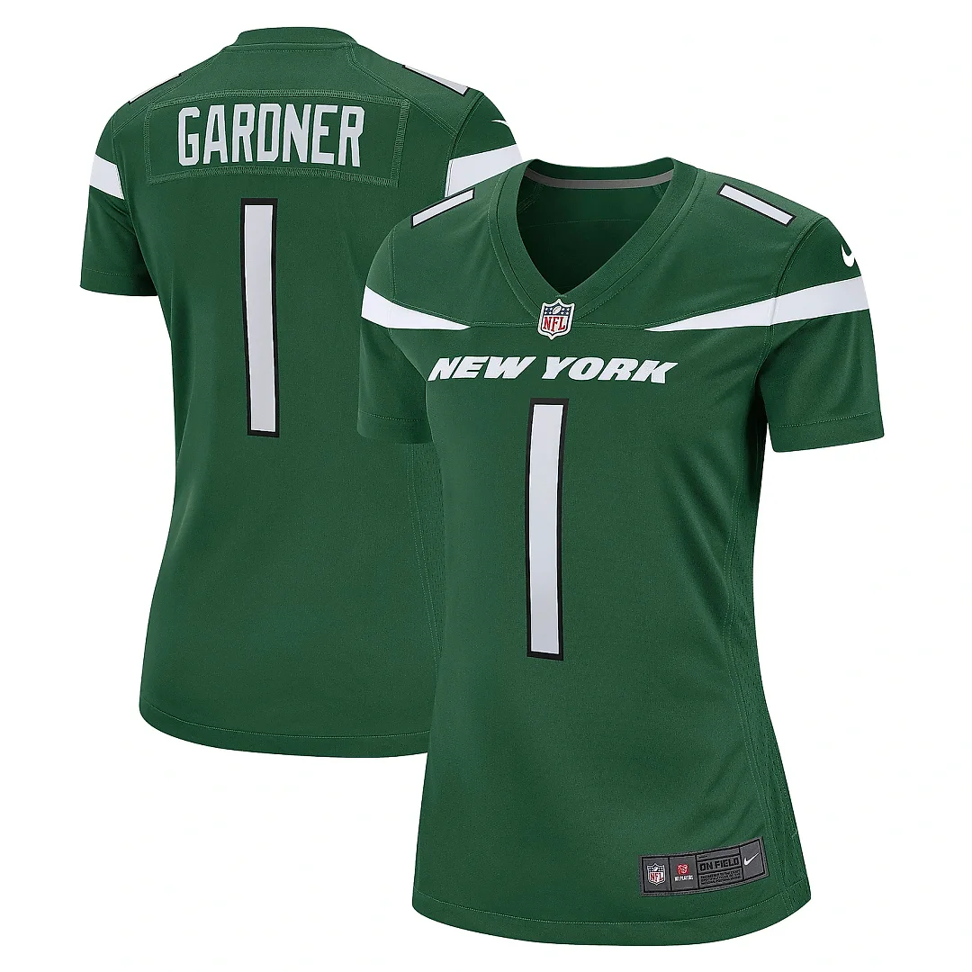 Zennovawear Women's New York Jets Ahmad Sauce Gardner Green Player Jersey