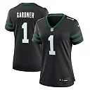 Zennovawear Women's New York Jets Ahmad Sauce Gardner Legacy Black Alternate Game Jersey