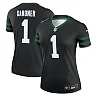 Zennovawear Women's New York Jets Ahmad Sauce Gardner Legacy Black Alternate Legend Player Performance Top