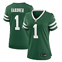 Zennovawear Women's New York Jets Ahmad Sauce Gardner Legacy Green Game Jersey