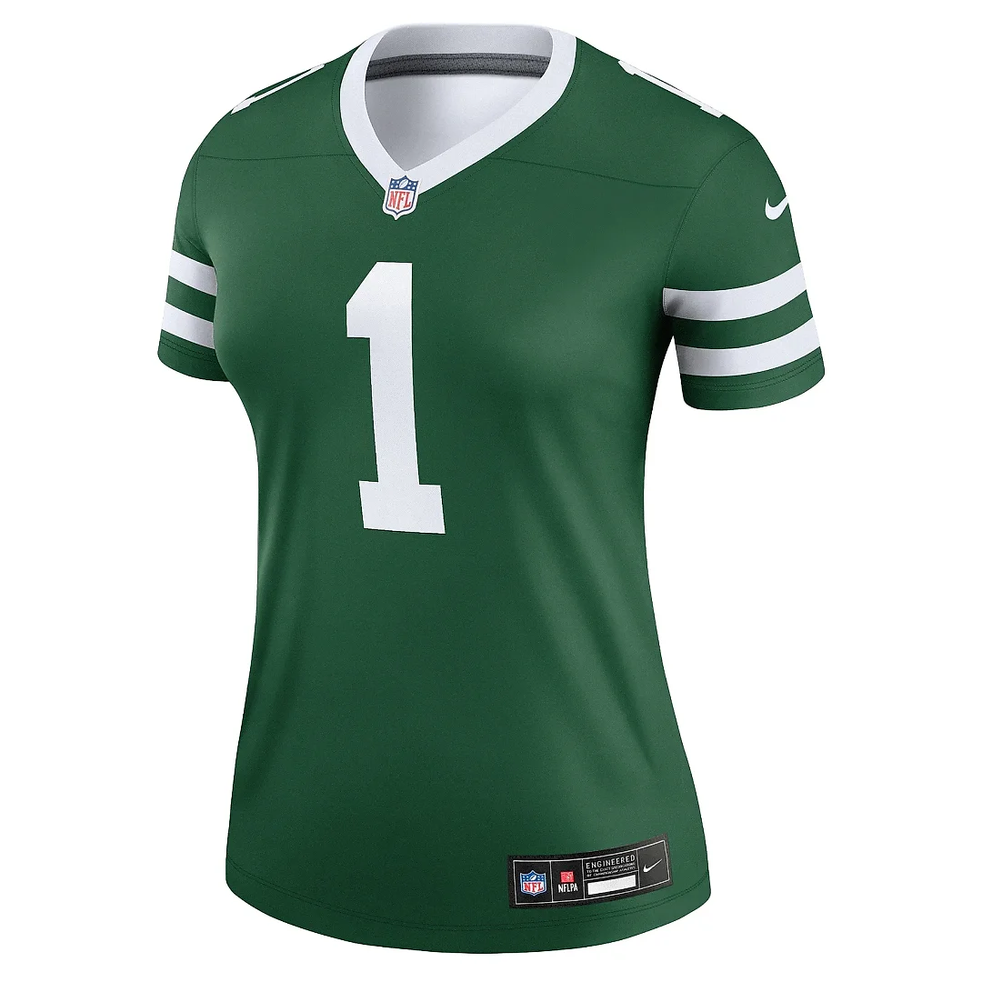 Zennovawear Women's New York Jets Ahmad Sauce Gardner Legacy Green Legend Player Performance Top