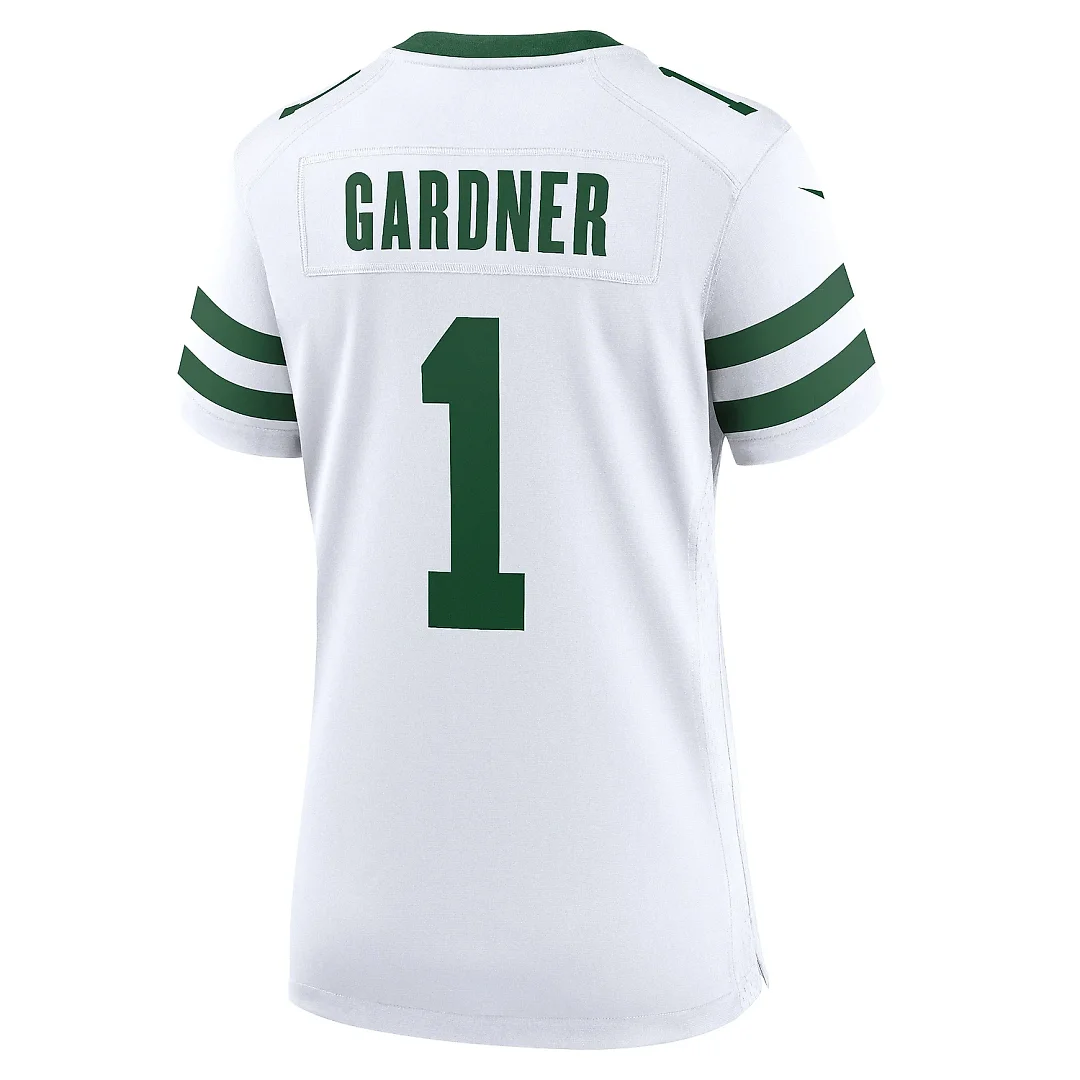 Zennovawear Women's New York Jets Ahmad Sauce Gardner Legacy White Game Player Jersey