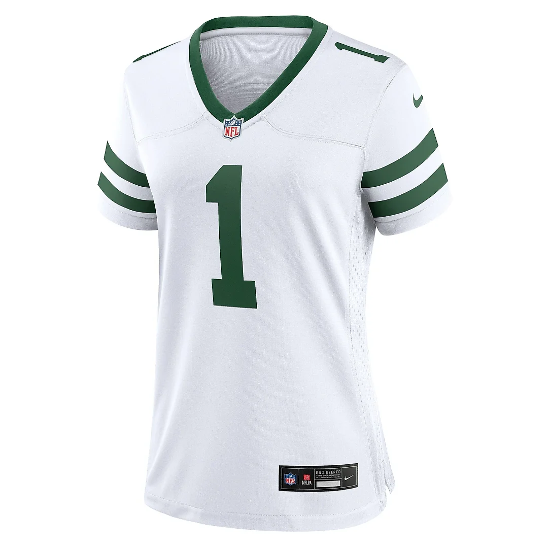 Zennovawear Women's New York Jets Ahmad Sauce Gardner Legacy White Game Jersey