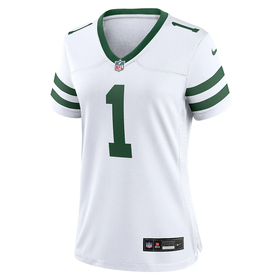 Zennovawear Women's New York Jets Ahmad Sauce Gardner Legacy White Game Player Jersey
