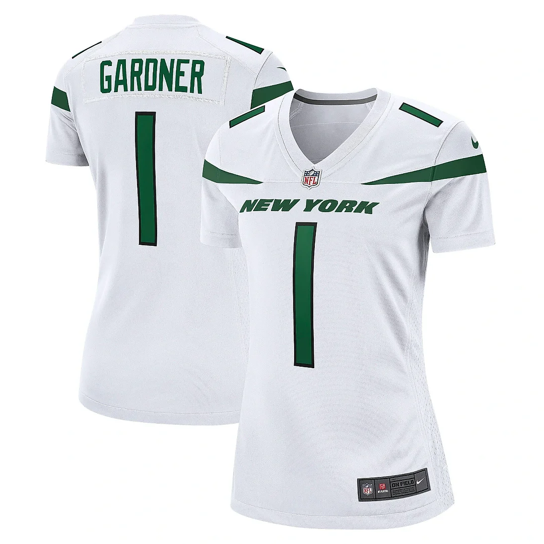 Zennovawear Women's New York Jets Ahmad Sauce Gardner White Player Jersey