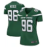 Zennovawear Women's New York Jets Al Woods Gotham Green Game Jersey