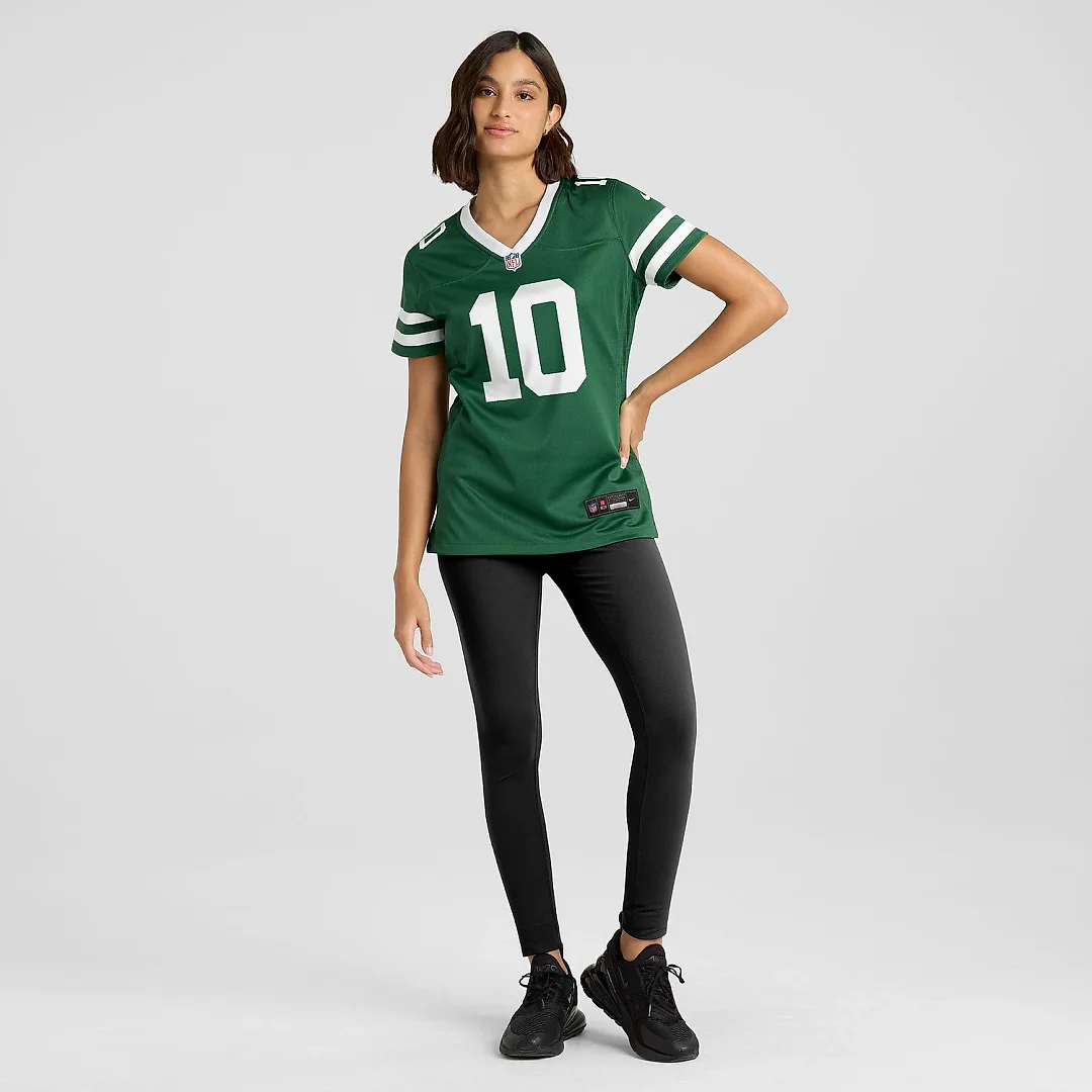 Zennovawear Women's New York Jets Allen Lazard Legacy Green Team Game Jersey