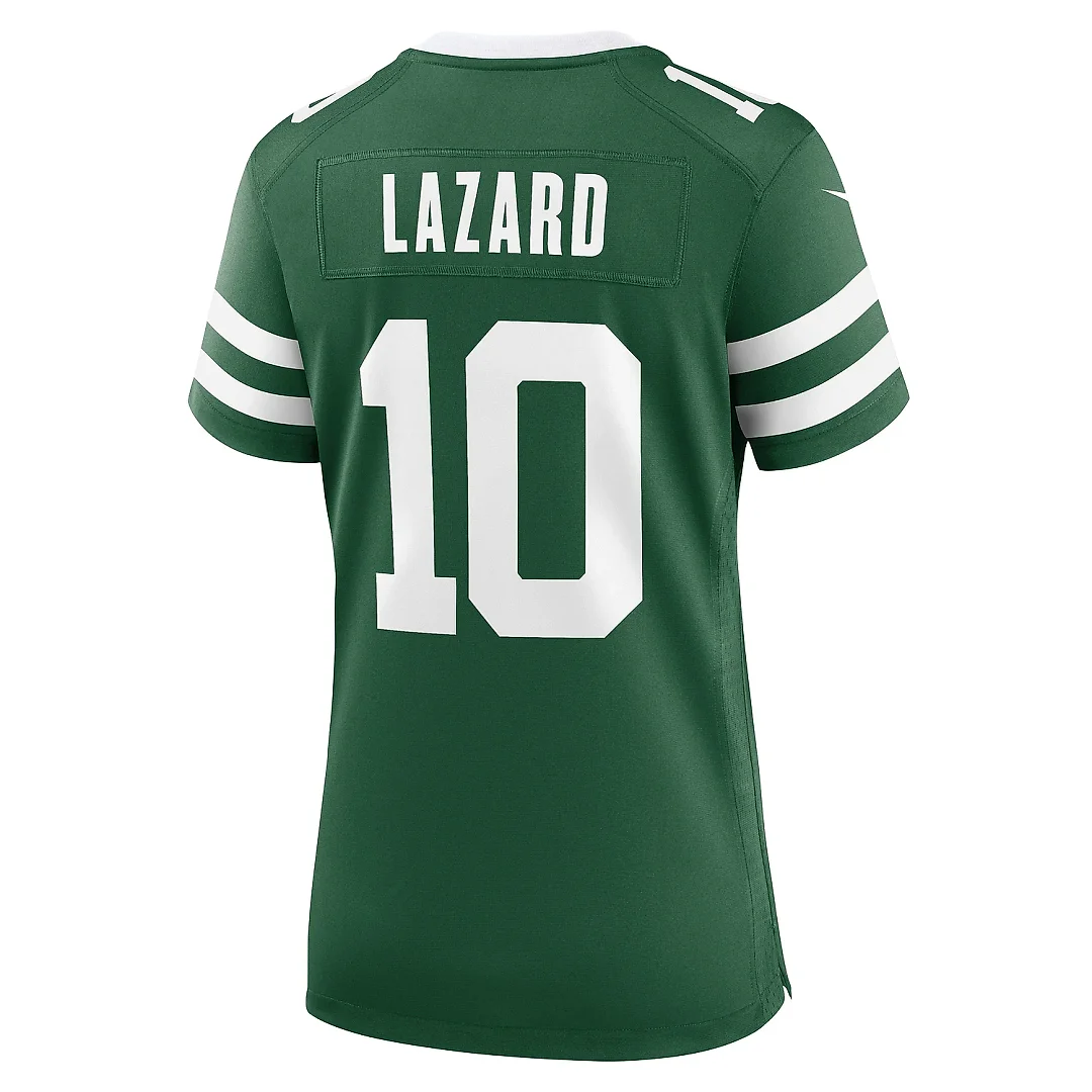 Zennovawear Women's New York Jets Allen Lazard Legacy Green Team Game Jersey