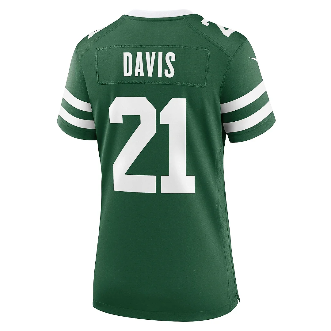 Zennovawear Women's New York Jets Ashtyn Davis Legacy Green Team Game Jersey