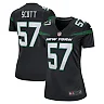 Zennovawear Women's New York Jets Bart Scott Black Retired Player Jersey