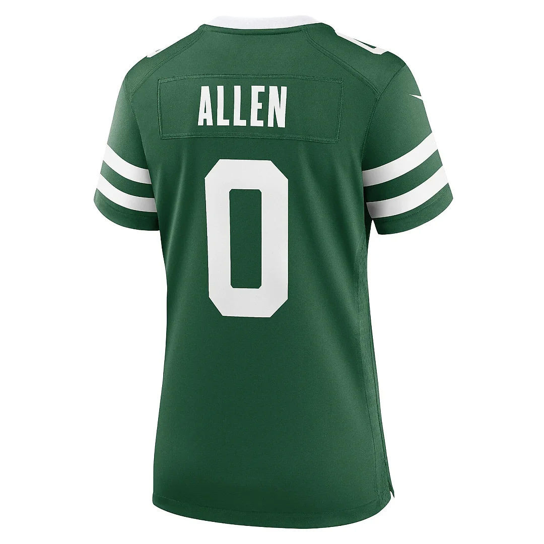 Zennovawear Women's New York Jets Braelon Allen Legacy Green Game Jersey