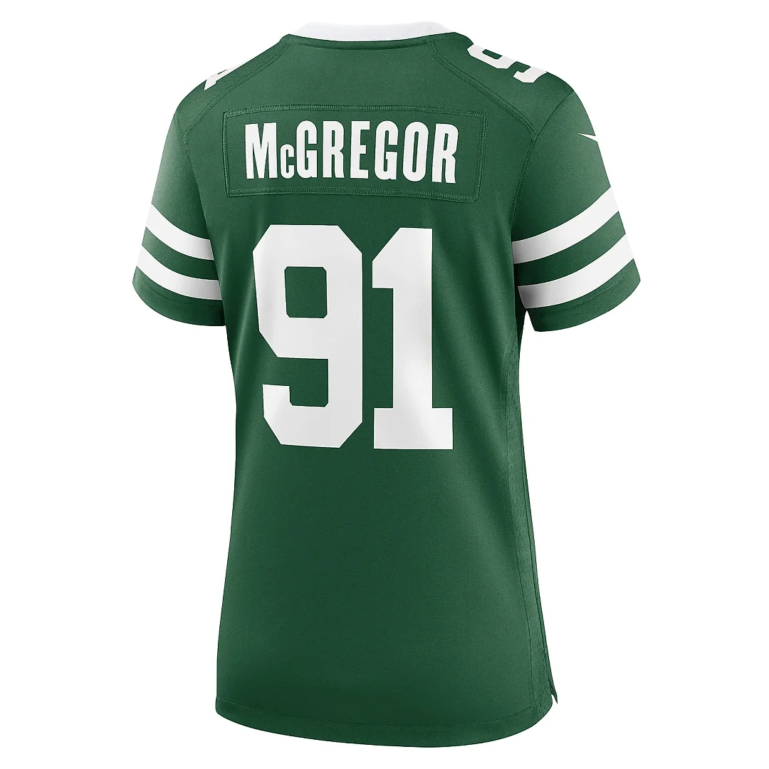 Zennovawear Women's New York Jets Braiden McGregor Legacy Green Team Game Jersey