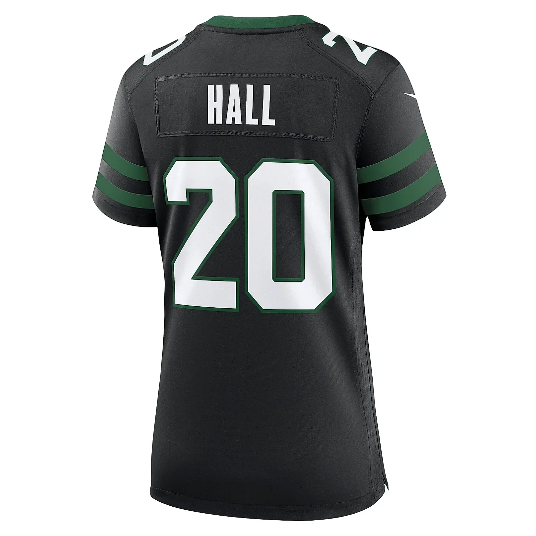 Zennovawear Women's New York Jets Breece Hall Legacy Black Alternate Game Jersey
