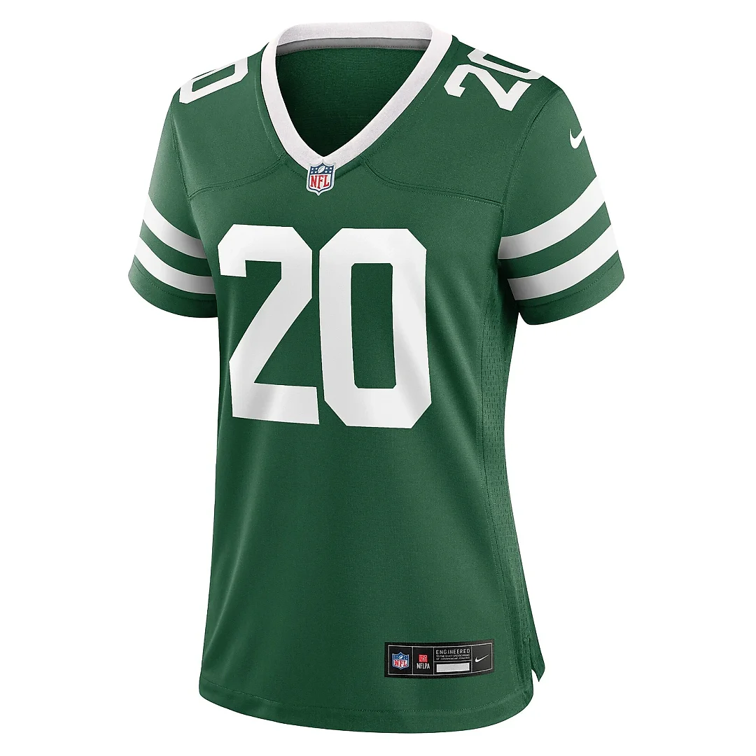 Zennovawear Women's New York Jets Breece Hall Legacy Green Game Jersey