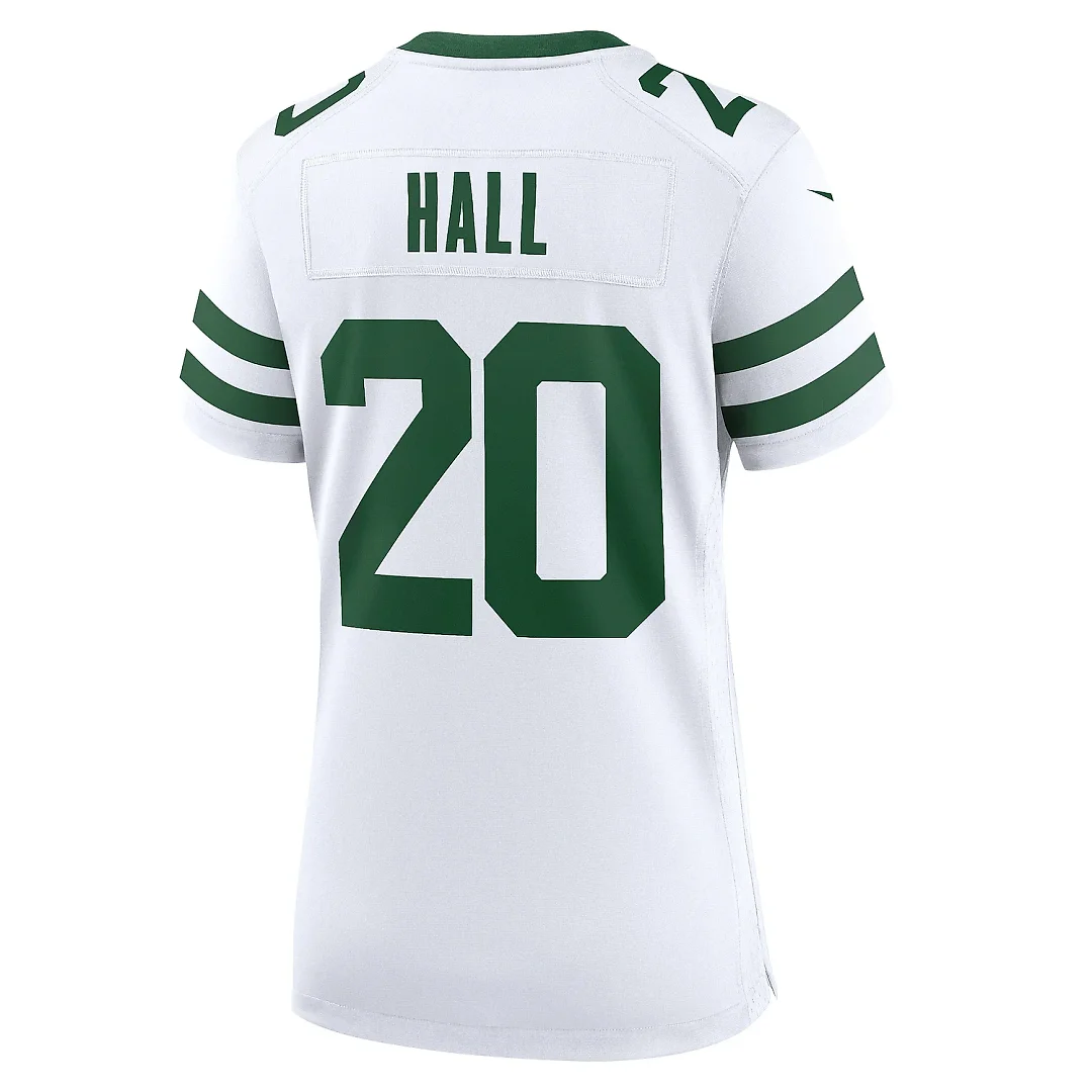 Zennovawear Women's New York Jets Breece Hall Legacy White Game Jersey