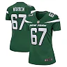 Zennovawear Women's New York Jets Carter Warren Gotham Green Game Jersey