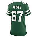 Zennovawear Women's New York Jets Carter Warren Legacy Green Team Game Jersey